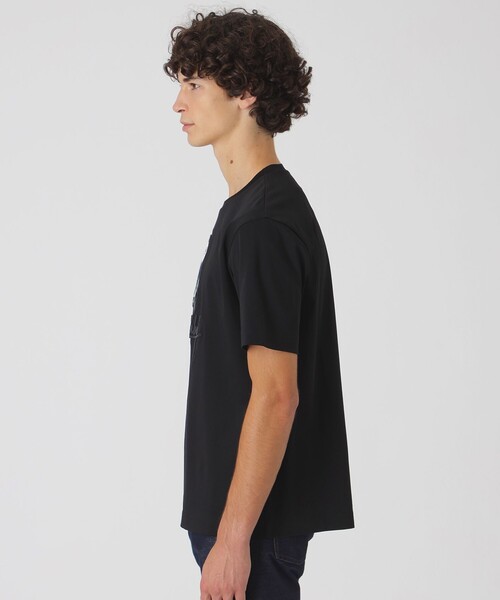 BLACK LABEL CRESTBRIDGE(ブラックレーベル・クレストブリッジ)の「クレストブリッジオウルグラフィックTシャツ(Tシャツ/カットソー・メンズ・オフホワイト/ブラック・M/L/S/XL)」の11枚目の写真