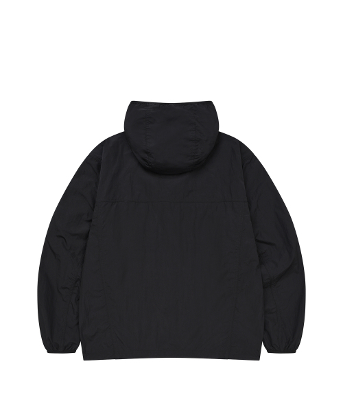 LMR(エルエムアール)の「フローラルロゴクランキーフードウィンドブレーカーBLACK(パーカー・レディース・ブラック・MEDIUM/SMALL)」の6枚目の写真