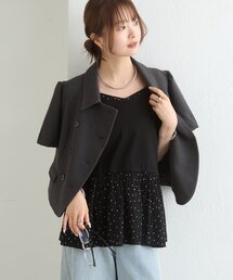 mystic | 26AWペプラムフリルキャミソール(タンクトップ)