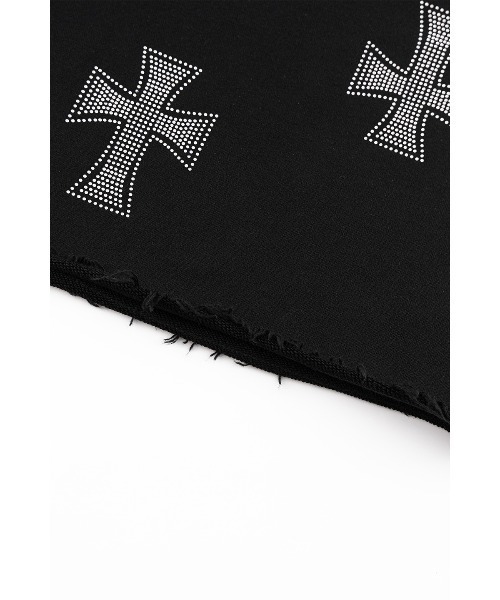 UNKNOWN LONDON(アンノウン・ロンドン)の「スエットショーツ|Allover Rhinestone Baggy Sweat Shorts|Unknown London(その他パンツ・メンズ・ブラック・SMALL/MEDIUM/LARGE/X-LARGE)」の6枚目の写真