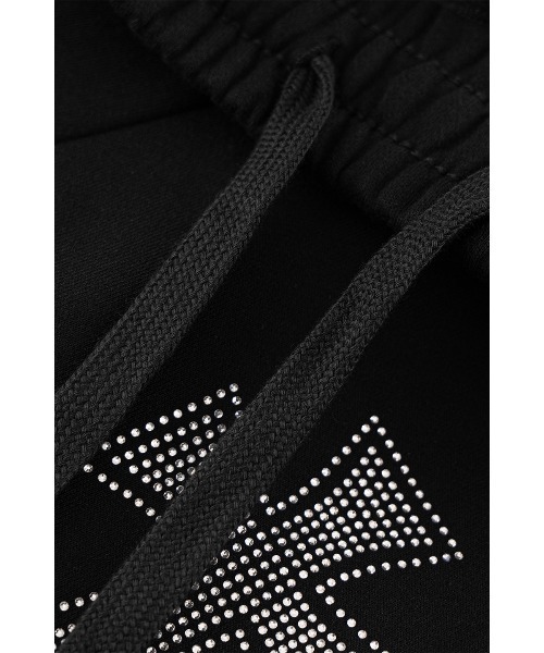 UNKNOWN LONDON(アンノウン・ロンドン)の「スエットショーツ|Allover Rhinestone Baggy Sweat Shorts|Unknown London(その他パンツ・メンズ・ブラック・SMALL/MEDIUM/LARGE/X-LARGE)」の7枚目の写真