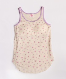 ワッフル花柄クレリックタンクトップ(パック入)
