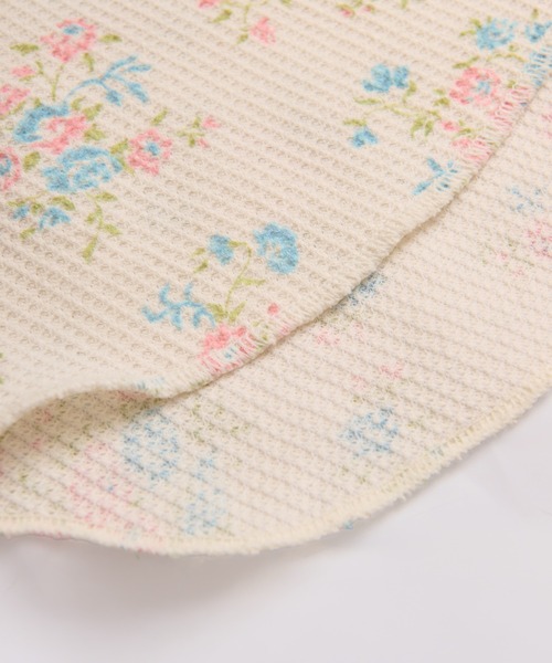 JEMORGAN(ジェーイーモーガン)の「ワッフル花柄クレリックタンクトップ(パック入)(タンクトップ・レディース・ピンク/パープル/スカイブルー/ナチュラル・FREE)」の10枚目の写真