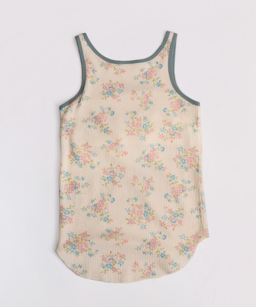 JEMORGAN(ジェーイーモーガン)の「ワッフル花柄クレリックタンクトップ(パック入)(タンクトップ・レディース・ピンク/パープル/スカイブルー/ナチュラル・FREE)」の12枚目の写真