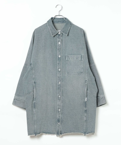 HEREIAM(ヘレイアム)の「【HEREIAM】コクーンデニムシャツワンピース(ワンピース・レディース・ブラウン系/インディゴブルー・SMALL/MEDIUM)」の21枚目の写真