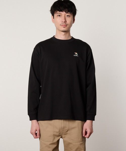 Arnold Palmer(アーノルドパーマー)の「アンブレラロゴ シェア ロングTシャツ(Tシャツ/カットソー・レディース・ダークブラウン/ブラック/ホワイト・XS/S/M/L/LL)」の19枚目の写真