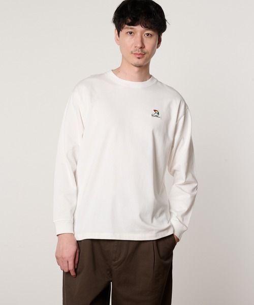 Arnold Palmer(アーノルドパーマー)の「アンブレラロゴ シェア ロングTシャツ(Tシャツ/カットソー・レディース・ダークブラウン/ブラック/ホワイト・XS/S/M/L/LL)」の7枚目の写真