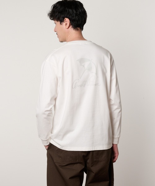 Arnold Palmer(アーノルドパーマー)の「アンブレラロゴ シェア ロングTシャツ(Tシャツ/カットソー・レディース・ダークブラウン/ブラック/ホワイト・XS/S/M/L/LL)」の8枚目の写真