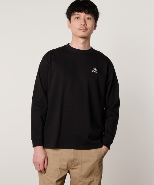 Arnold Palmer(アーノルドパーマー)の「アンブレラロゴ シェア ロングTシャツ(Tシャツ/カットソー・レディース・ダークブラウン/ブラック/ホワイト・XS/S/M/L/LL)」の13枚目の写真