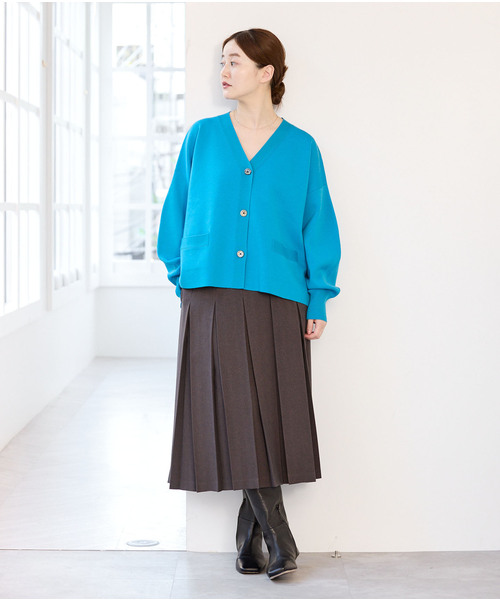 IENA(イエナ)の「ローベルトプリーツスカート(スカート・レディース・ブラック/チャコールグレー・36/38)」の17枚目の写真