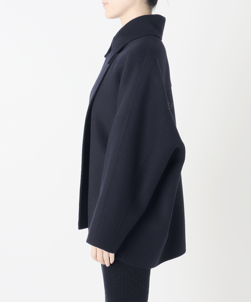EDIT. FOR LULU(エディットフォールル)の「シャルムビーバー リバーCOAT(チェスターコート・レディース・ブラウン/ネイビー・FREE)」の22枚目の写真