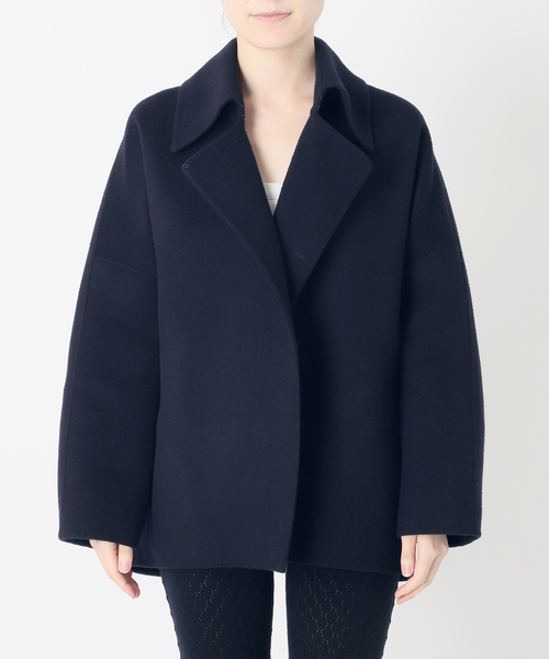 EDIT. FOR LULU(エディットフォールル)の「シャルムビーバー リバーCOAT(チェスターコート・レディース・ブラウン/ネイビー・FREE)」の16枚目の写真