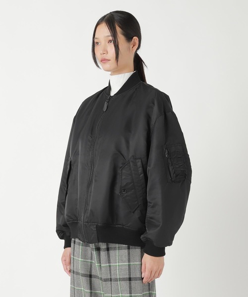 ZUCCa(ズッカ)の「NYLON TWILL / ブルゾン(ブルゾン・レディース・ブラック・M size/XL)」の3枚目の写真