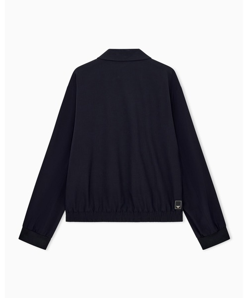 EMPORIO ARMANI（エンポリオアルマーニ）の「<オンライン限定>【エンポリオ アルマーニ】レギュラーフィット ジップブルゾン CAPSULE TRAVEL ESSENTIAL（ブルゾン・メンズ・ネイビー・46/48/50/52）」の7枚目の写真
