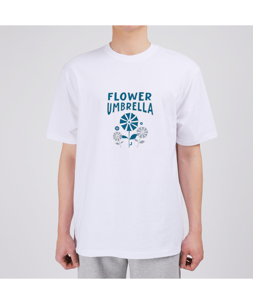 WHYN（ワイエヌ）の「フラワレラ 半袖Tシャツ F03BRD_WBX10952（Tシャツ/カットソー・メンズ・グレー系その他/ブラック/ホワイト/ブルー・L/M/S/XL）」の2枚目の写真
