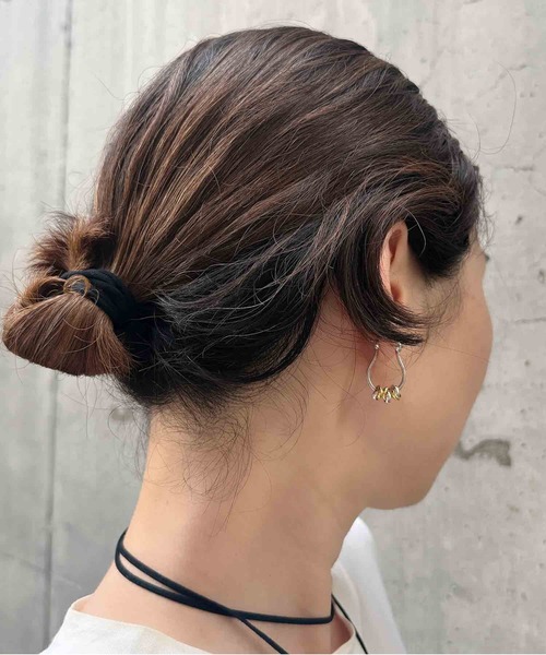 LAPUIS（ラピュイ）の「[LAPUIS] Coil chain pierced earrings（ピアス（両耳用）・レディース・シルバー/マルチ/ゴールド・FREE）」の4枚目の写真