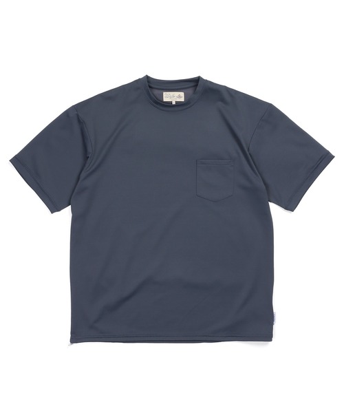 The DUFFER of ST.GEORGE(ザダファーオブセントジョージ)の「「AIR FLEX」CREW POCKET TEE:機能素材 「エアフレックス」ポケットTシャツ / ストレッチ / 軽量 / ナイロンプレーティング / ドローコード / 裾スピンドル(Tシャツ/カットソー・メンズ・ネイビー/ホワイト/ブルーグレー・X-LARGE/LARGE/MEDIUM/SMALL)」の13枚目の写真