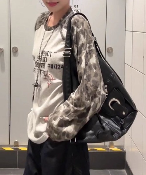 DEVICE(デバイス)の「【2026 AW】カモフラ 迷彩 フロントロゴ ラグラン ロンT(Tシャツ/カットソー・レディース・カモフラージュ・FREE)」の8枚目の写真