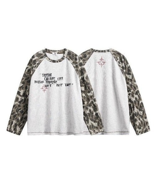 DEVICE(デバイス)の「【2026 AW】カモフラ 迷彩 フロントロゴ ラグラン ロンT(Tシャツ/カットソー・レディース・カモフラージュ・FREE)」の2枚目の写真