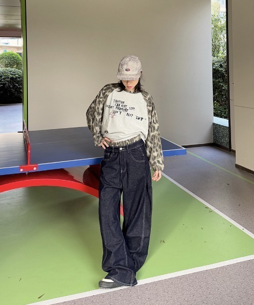 DEVICE(デバイス)の「【2026 AW】カモフラ 迷彩 フロントロゴ ラグラン ロンT(Tシャツ/カットソー・レディース・カモフラージュ・FREE)」の16枚目の写真