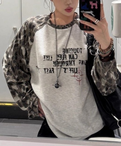 DEVICE(デバイス)の「【2026 AW】カモフラ 迷彩 フロントロゴ ラグラン ロンT(Tシャツ/カットソー・レディース・カモフラージュ・FREE)」の11枚目の写真