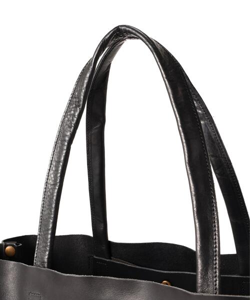 SLOW(スロウ)の「SLOW (スロウ) bono -new tote bag 49S304K【2026年秋冬入荷モデル】(トートバッグ・メンズ・ブラウン/キャメル/ブラック・F)」の6枚目の写真