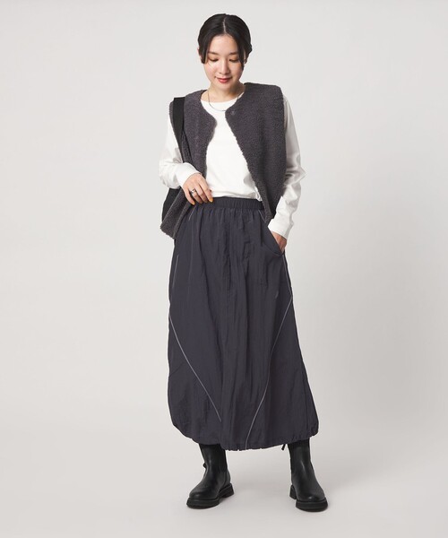 NEW BALANCE(ニューバランス)の「<New Balance> SPRT レガシー スカート(スカート・レディース・ネイビー・S)」の3枚目の写真