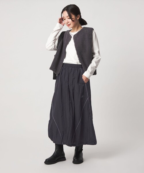 NEW BALANCE(ニューバランス)の「<New Balance> SPRT レガシー スカート(スカート・レディース・ネイビー・S)」の4枚目の写真