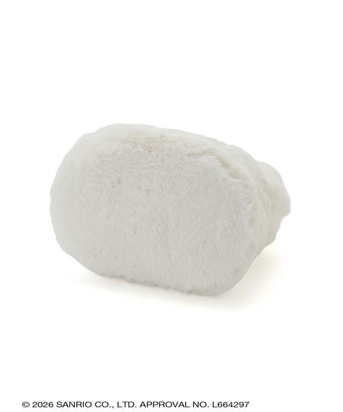 sanrio house(サンリオハウス)の「【FURFUR】ファーバッグ(ハンドバッグ・レディース・ホワイト/ピンク/チャコールグレー・F)」の10枚目の写真