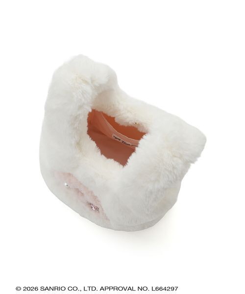 sanrio house(サンリオハウス)の「【FURFUR】ファーバッグ(ハンドバッグ・レディース・ホワイト/ピンク/チャコールグレー・F)」の13枚目の写真