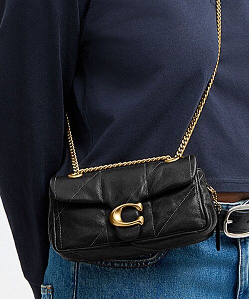 COACH(コーチ)の「タビー ショルダー バッグ 20・キルティング(ショルダーバッグ・レディース・ブラック系その他・ONE)」の1枚目の写真