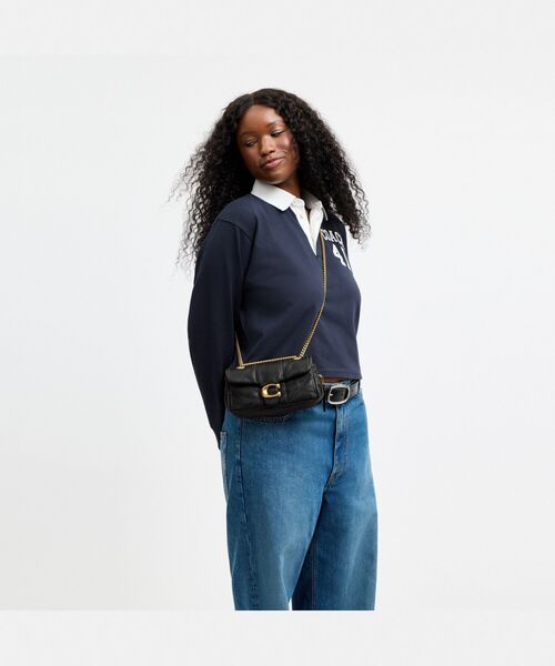 COACH(コーチ)の「タビー ショルダー バッグ 20・キルティング(ショルダーバッグ・レディース・ブラック系その他・ONE)」の4枚目の写真