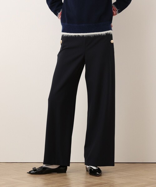 allureville(アルアバイル)の「TR裏起毛マリンパンツ(その他パンツ・レディース・アイボリー/ネイビー・2/0/1)」の13枚目の写真