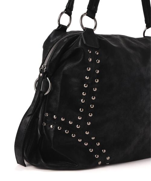 SIS（エスアイエス）の「SIS/エスアイエス/STUDDE BAG（トートバッグ・レディース・ブラック・F）」の6枚目の写真