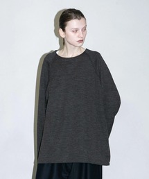 my beautiful landlet（マイビューティフルランドレット）の「【my beautiful landlet】 MILAN RIB CUT-OFF LONG SLEEVE（ニット/セーター）」