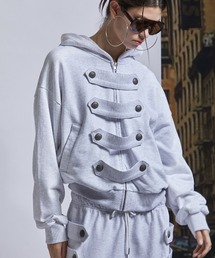 GATELESS（ゲートレス）の「【GATELESS】NAPOLEON HOODIE / 【ゲートレス】ナポレオンジップアップパーカー（パーカー）」