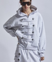 GATELESS（ゲートレス）の「【GATELESS】NAPOLEON HOODIE / 【ゲートレス】ナポレオンジップアップパーカー（パーカー）」