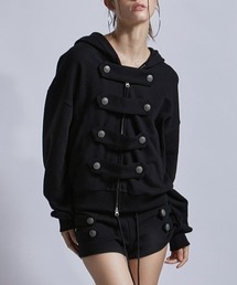 GATELESS（ゲートレス）の「【GATELESS】NAPOLEON HOODIE / 【ゲートレス】ナポレオンジップアップパーカー（パーカー）」
