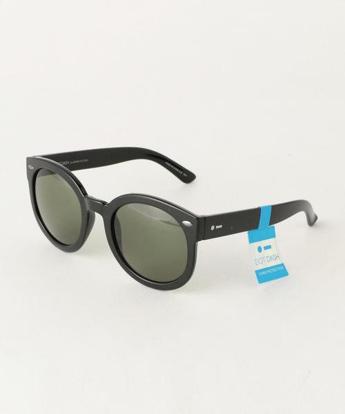 DOT DASH(ドットダッシュ)の「Dot Dashラウンドサングラス/Dot Dash RND SGLS◆(サングラス・レディース・ブラック/ベージュ/レッド・FREE)」の1枚目の写真