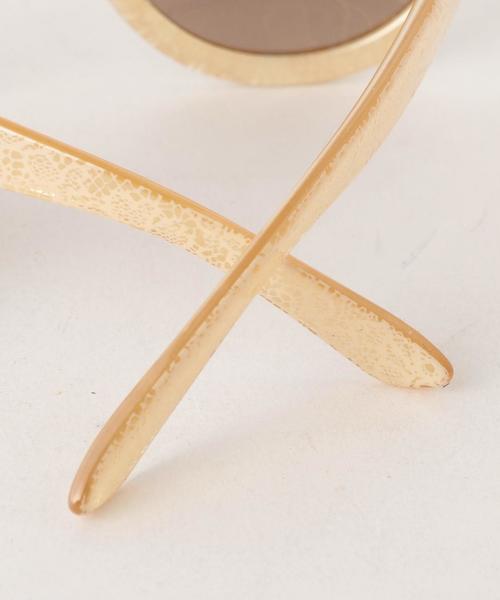 DOT DASH(ドットダッシュ)の「Dot Dashラウンドサングラス/Dot Dash RND SGLS◆(サングラス・レディース・ブラック/ベージュ/レッド・FREE)」の6枚目の写真