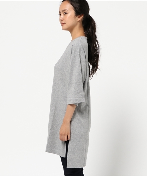 LBC（エルビーシー）の「om Vネックチュニック              （Tシャツ/カットソー・レディース・ダークグレー/アッシュグレー/ネイビー・MEDIUM/LARGE）」の8枚目の写真