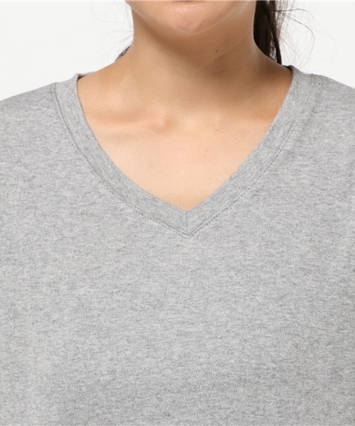 LBC（エルビーシー）の「om Vネックチュニック              （Tシャツ/カットソー・レディース・ダークグレー/アッシュグレー/ネイビー・MEDIUM/LARGE）」の11枚目の写真