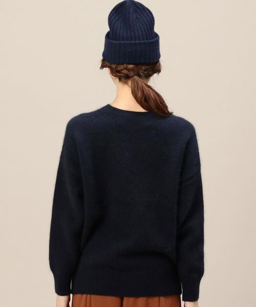 DEMYLEE(デミリー)の「【別注】<DEMYLEE>クルーネックニットプルオーバー◆(ニット/セーター・レディース・オフホワイト/ライトグレー/グレー/ベージュ/ダークブラウン/ライトピンク/レッド/オリーブ/ネイビー/パープル・SMALL)」の15枚目の写真