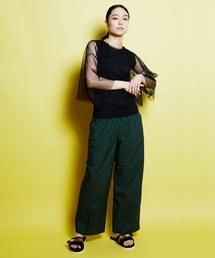 EN ROUTE | ENR ナイロンタフタワイドパンツ(その他パンツ)