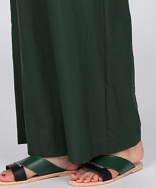 EN ROUTE（アンルート）の「ENR ナイロンタフタワイドパンツ ◆（その他パンツ・レディース・ブラック/ケリー・2/1）」の9枚目の写真