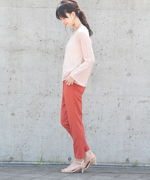 SESTO（セスト）の「華奢ストラップ5cmキトゥンヒールストラップサンダル（サンダル・レディース・ホワイト/グリーン/レッド/グレイッシュベージュ/ブラック/ベージュ/グレー/イエロー/ベージュ系その他/ブラック系その他・SS/M/LL/3L/S/L）」の15枚目の写真