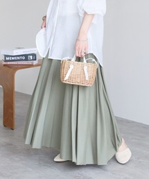 reca | たっぷりフレアウエストゴム切りっぱなしロングスカート(スカート)