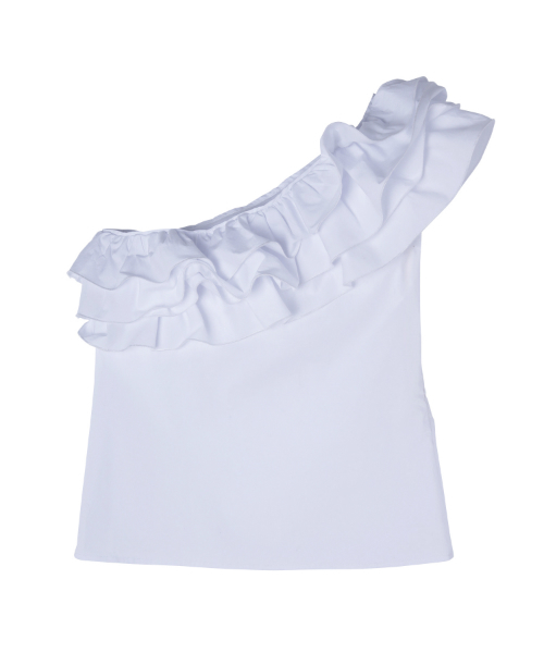 eimy♡ワンショルフリルトップス EIMY ISTOIRE（エイミーイストワール）の「one shoulder frill tops