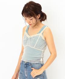 Another Edition | AEFC LACE DOT TULLE CAMI(キャミソール)