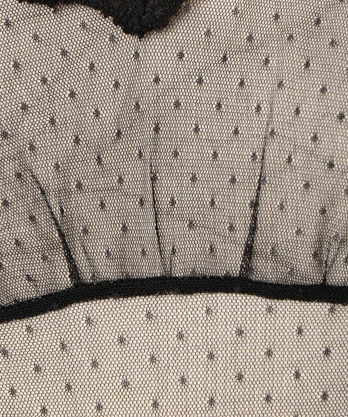 Another Edition（アナザーエディション）の「AEFC LACE DOT TULLE CAMI（キャミソール・レディース・オフホワイト/ブラック/ワインレッド・FREE）」の13枚目の写真